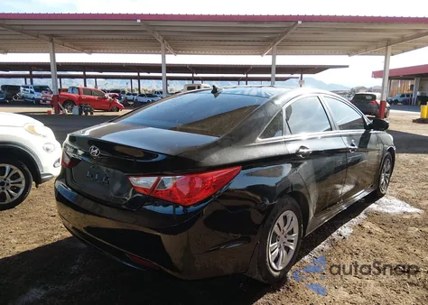 2013 Hyundai Sonata Gls из США, поврежденный, VIN 5NPEB4AC4DH556031